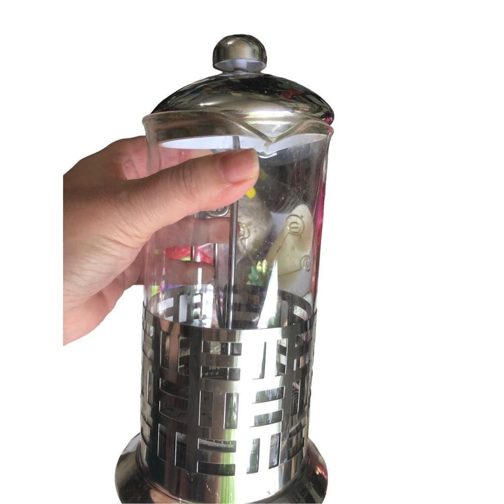 Stainless & Glass French Press - Picture 2 of 6